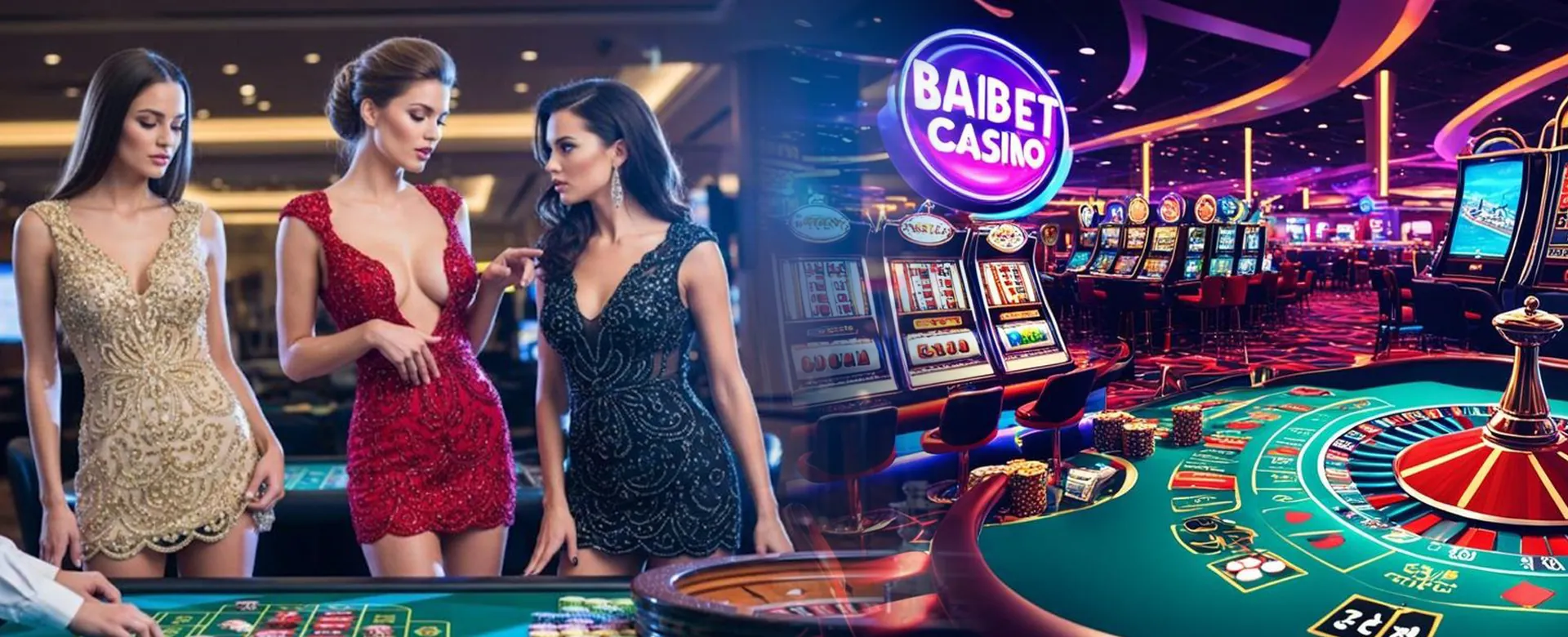 Abstract casino background with digital elements